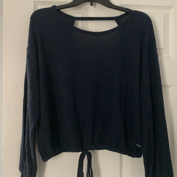 Hollister Navy blue Long sleeve top - Picture 1 of 1